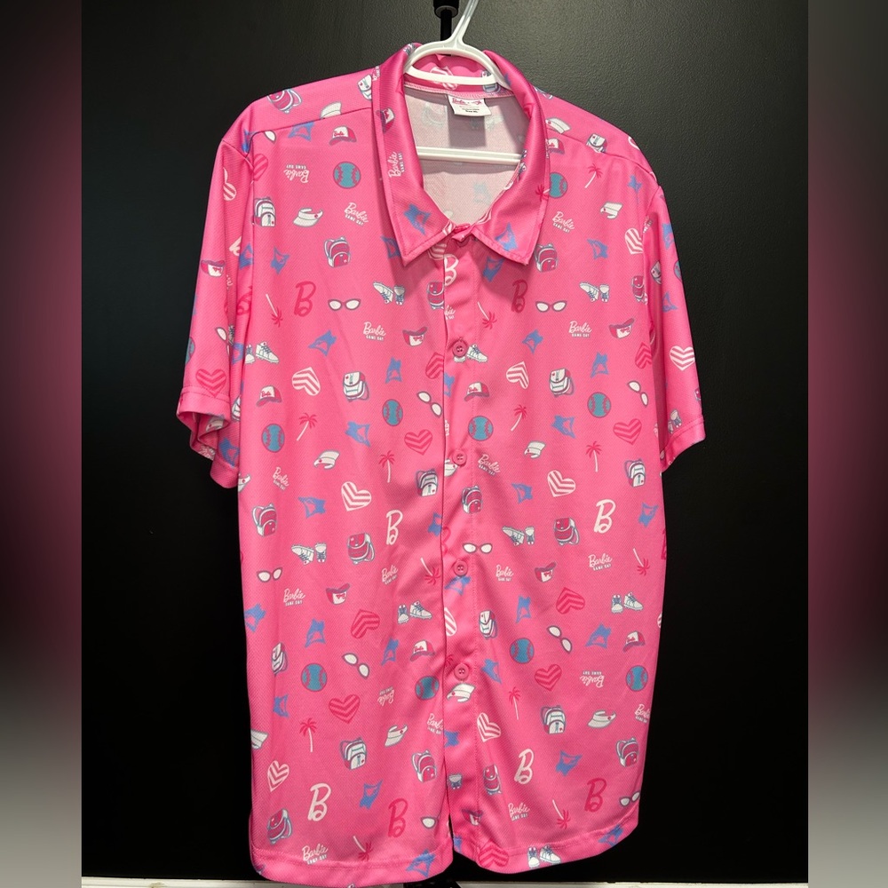 Toronto Blue Jays x Barbie Pink Golf Shirt | Size XL | Collectible Edition